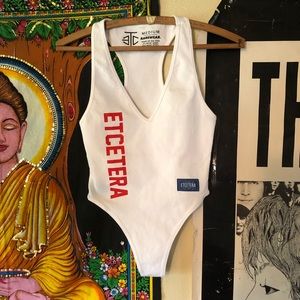 NWOT tags eTc Thong Bodysuit
